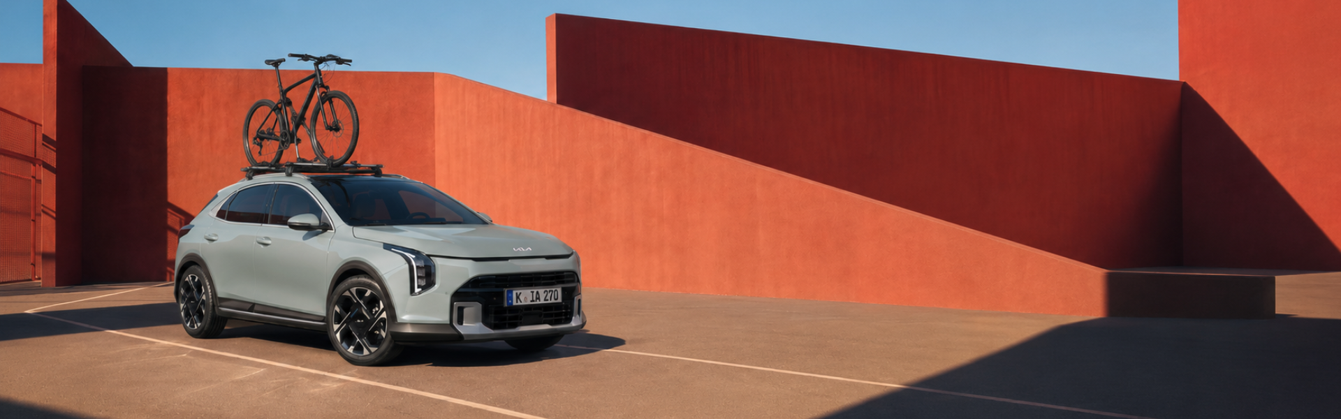 headerbild fahrräder mit dem kia xceed transportieren - ki-generiert