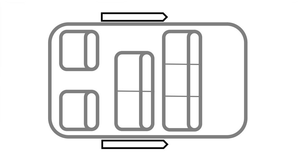Kia PV5 Passenger 7 Sitzer Aufteilung - KI generierter Inhalt