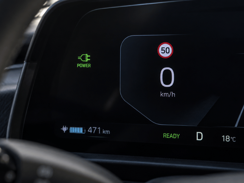 warnleuchten beim elektroauto ; ki-generiert