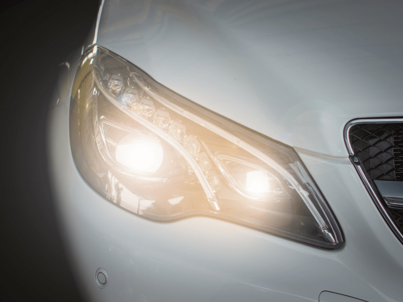 licht am auto; abblendlicht