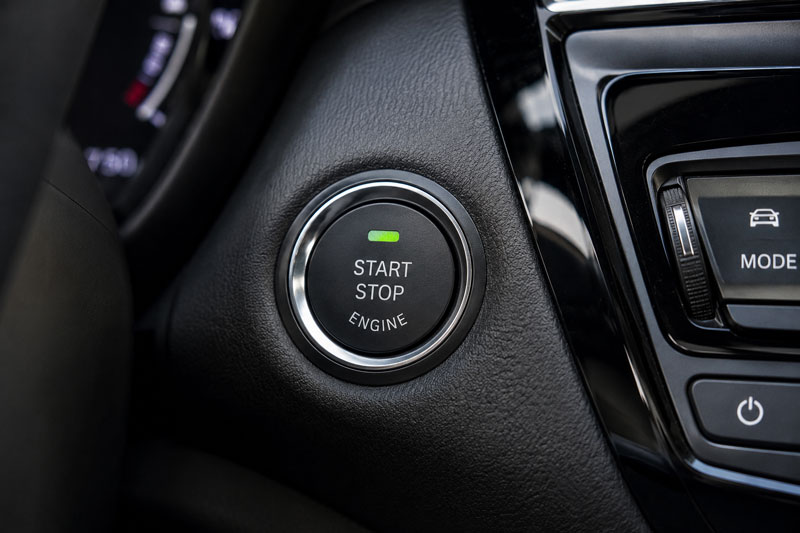 start stop knopf