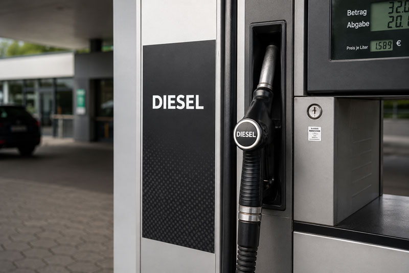 autobatterie - tankstelle diesel